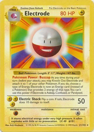 Electrode (21/102) [Base Set Shadowless Unlimited] - Comfy Hobbies