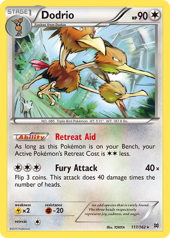 Dodrio (117/162) [XY: BREAKthrough] - Comfy Hobbies