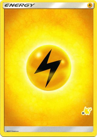 Lightning Energy (Pikachu Stamp #31) [Battle Academy 2020] - Comfy Hobbies