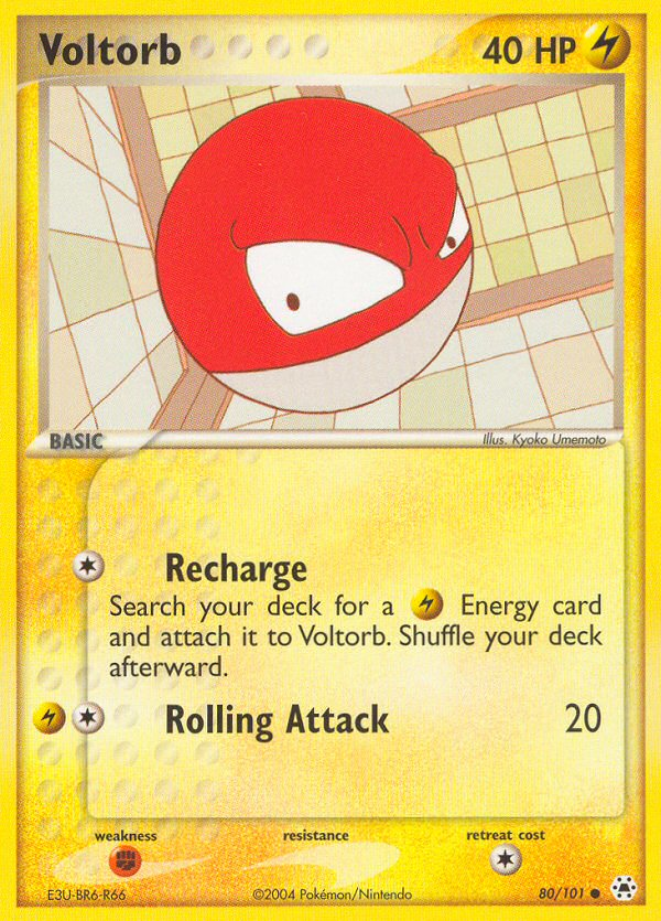 Voltorb (80/101) [EX: Hidden Legends] - Comfy Hobbies