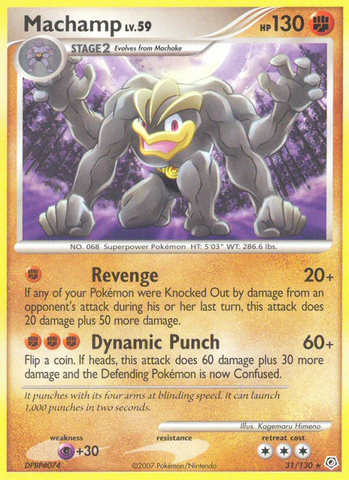 Machamp (31/130) [Diamond & Pearl: Base Set] - Comfy Hobbies