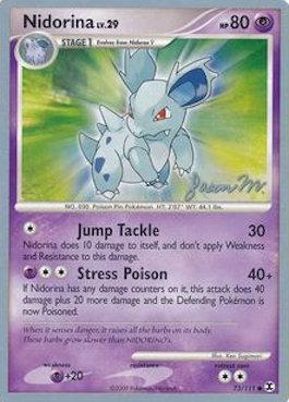 Nidorina LV.29 (73/111) (Queengar - Jason Martinez) [World Championships 2009] - Comfy Hobbies