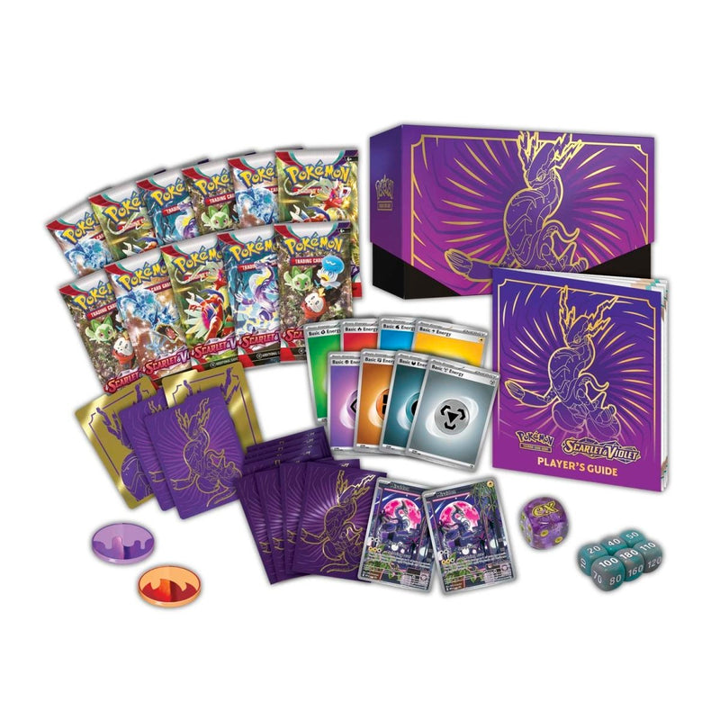 Scarlet & Violet - Elite Trainer Box (Miraidon) (Pokemon Center Exclusive) - Comfy Hobbies