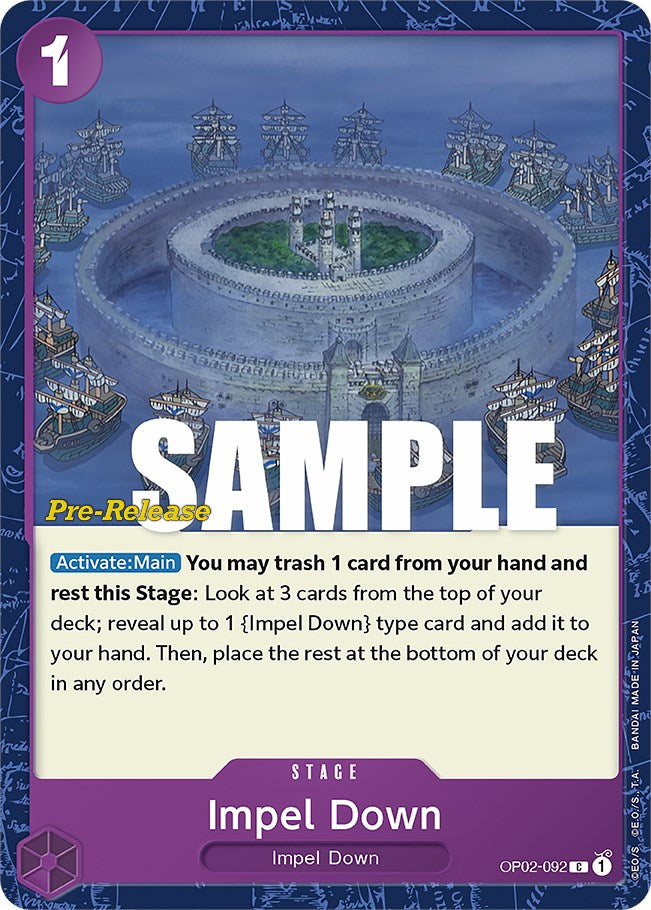 Impel Down [Paramount War Pre-Release Cards] - Comfy Hobbies