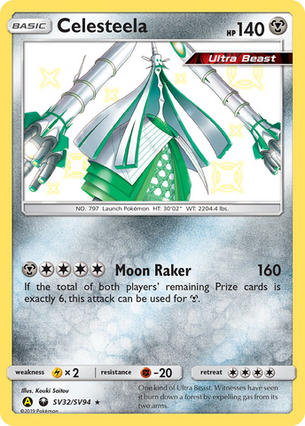 Celesteela (SV32/SV94) [Sun & Moon: Hidden Fates - Shiny Vault] - Comfy Hobbies