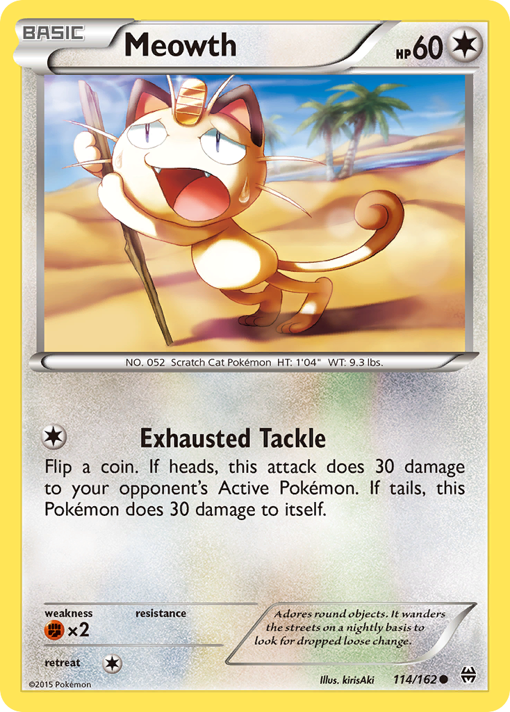 Meowth (114/162) [XY: BREAKthrough] - Comfy Hobbies
