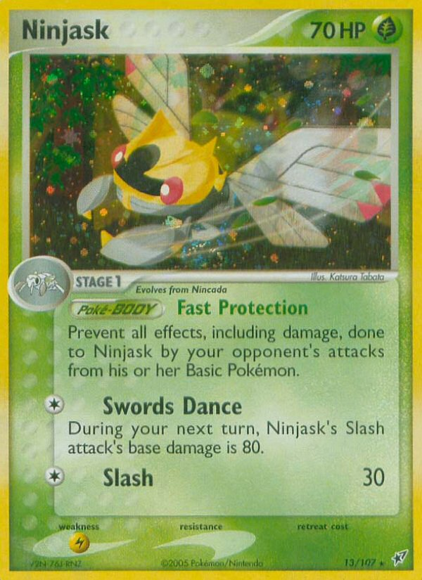 Ninjask (13/107) [EX: Deoxys] - Comfy Hobbies