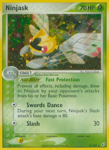 Ninjask (13/107) [EX: Deoxys] - Comfy Hobbies