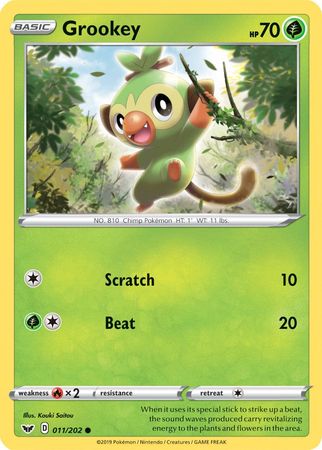 Grookey (011/202) (Premium Collection) [Sword & Shield: Base Set] - Comfy Hobbies