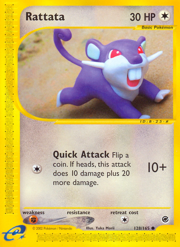 Rattata (128/165) [Expedition: Base Set] - Comfy Hobbies