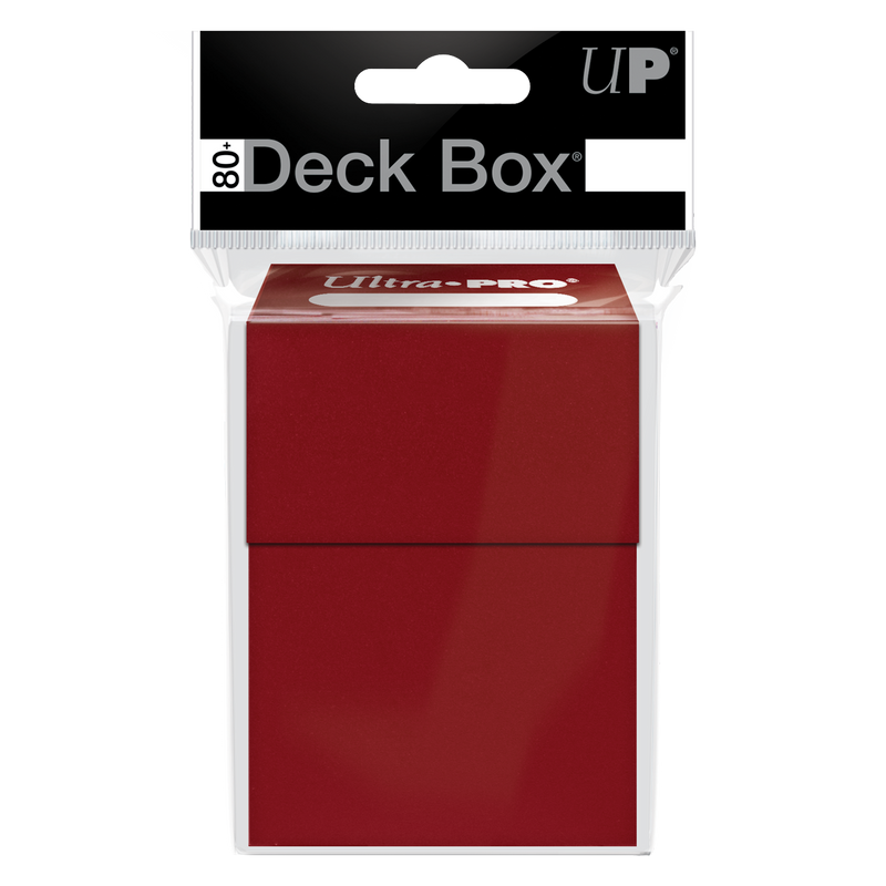 Ultra PRO: 80+ Deck Box - Red - Comfy Hobbies