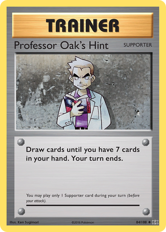 Professor Oak's Hint (84/108) [XY: Evolutions] - Comfy Hobbies