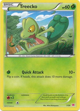 Treecko (7/30) [XY: Trainer Kit 2 - Latias] - Comfy Hobbies