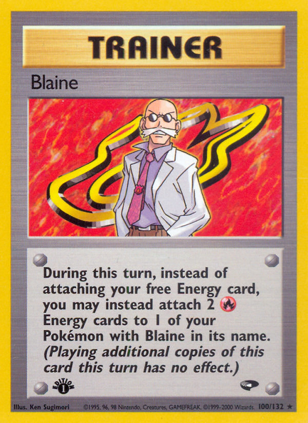 Blaine (100/132) [Gym Challenge 1st Edition] - Comfy Hobbies