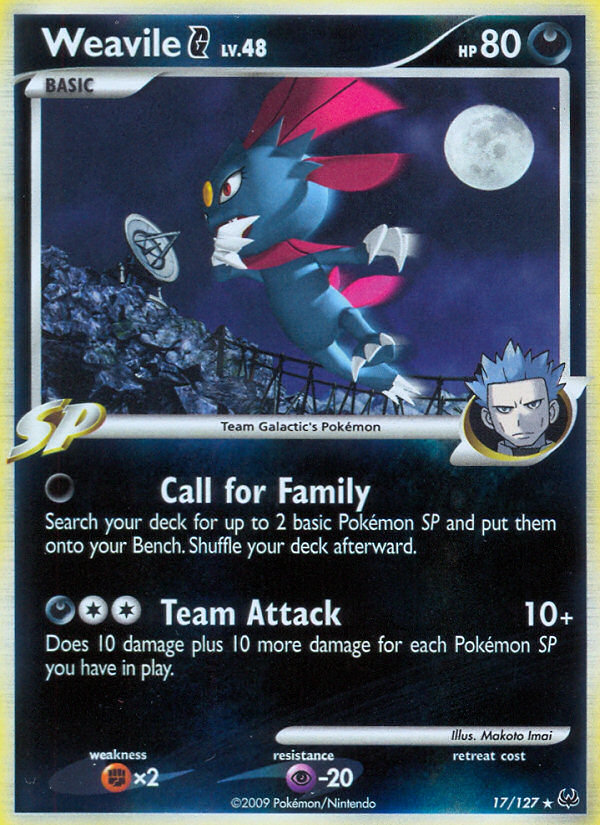 Weavile G (17/127) [Platinum: Base Set] - Comfy Hobbies