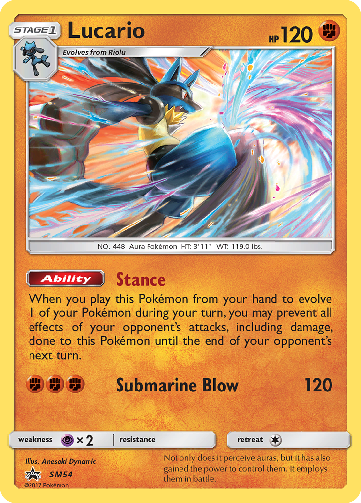 Lucario (SM54) [Sun & Moon: Black Star Promos] - Comfy Hobbies