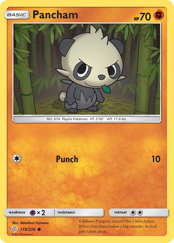 Pancham (119/236) [Sun & Moon: Cosmic Eclipse] - Comfy Hobbies