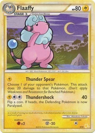 Flaaffy (3/30) [HeartGold & SoulSilver: Trainer Kit - Raichu] - Comfy Hobbies
