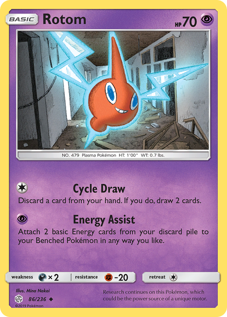 Rotom (86/236) [Sun & Moon: Cosmic Eclipse] - Comfy Hobbies