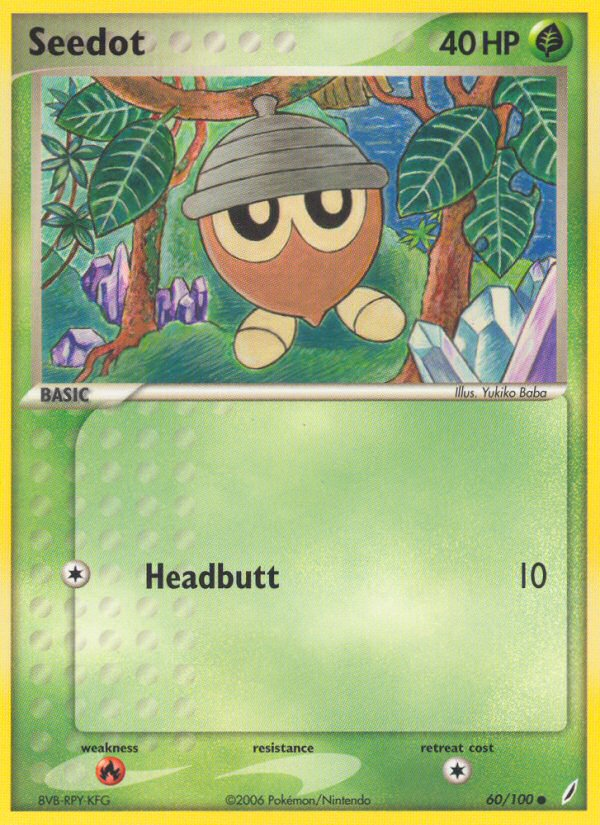 Seedot (60/100) [EX: Crystal Guardians] - Comfy Hobbies