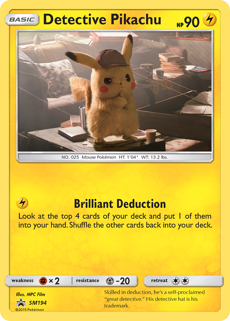 Detective Pikachu (SM194) [Sun & Moon: Black Star Promos] - Comfy Hobbies