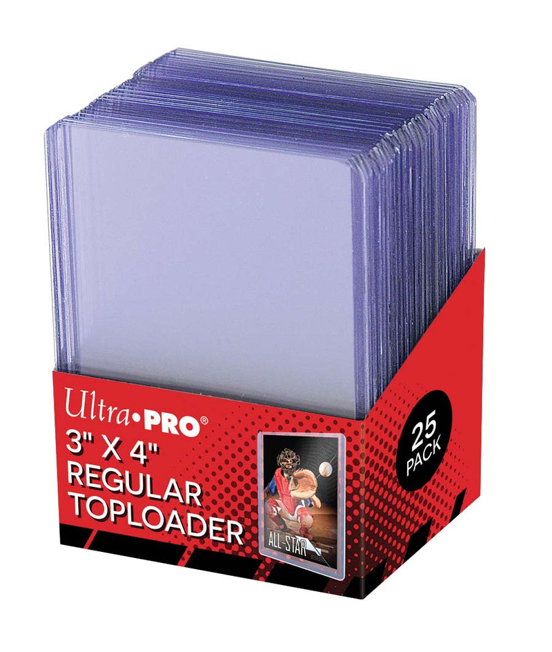 Ultra PRO: Toploader - 3" x 4" (25ct - Clear Regular) - Comfy Hobbies