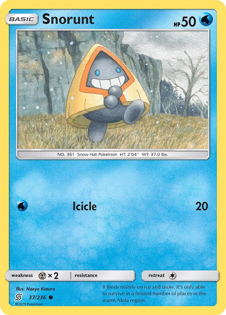 Snorunt (37/236) [Sun & Moon: Unified Minds] - Comfy Hobbies
