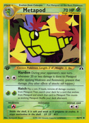 Metapod (42/75) [Neo Discovery 1st Edition] - Comfy Hobbies