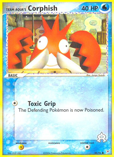 Team Aqua's Corphish (50/95) [EX: Team Magma vs Team Aqua] - Comfy Hobbies