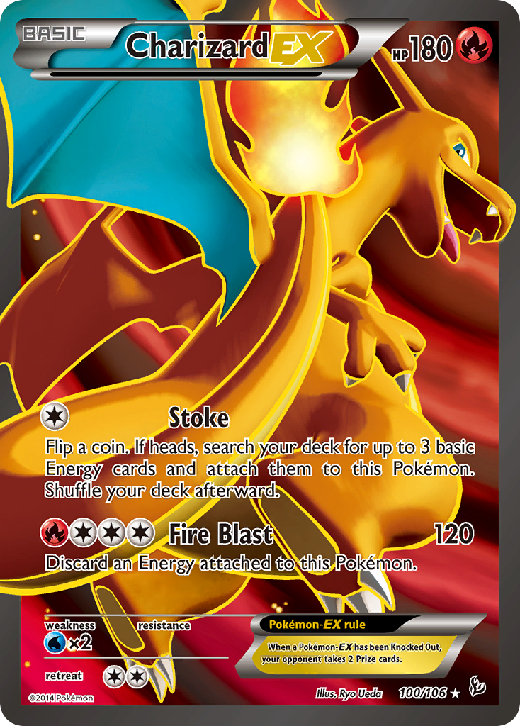 Charizard EX (100/106) [XY: Flashfire] - Comfy Hobbies