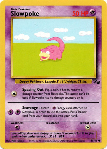 Slowpoke (55/62) [Fossil Unlimited] - Comfy Hobbies
