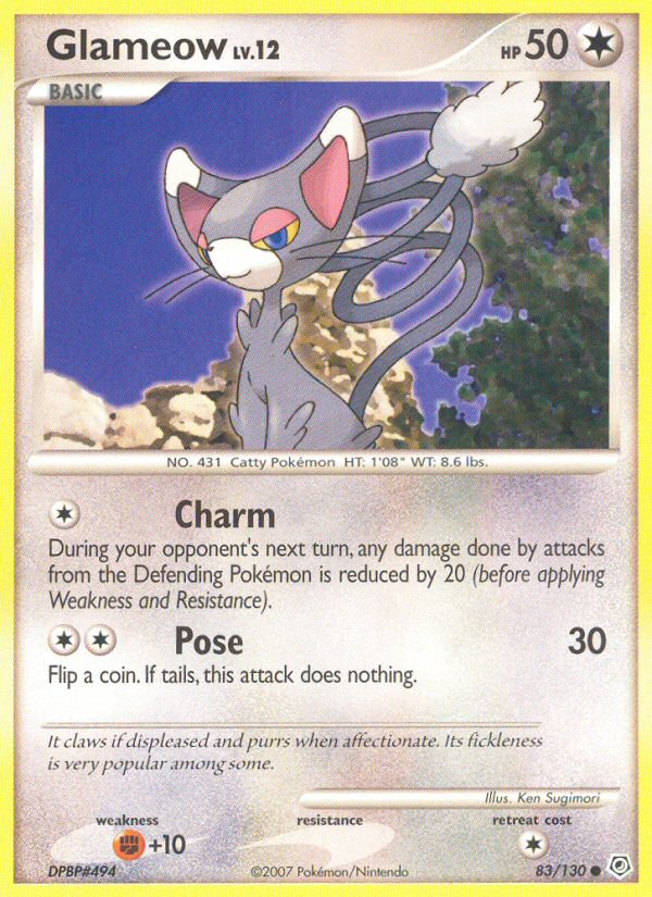 Glameow (83/130) [Diamond & Pearl: Base Set] - Comfy Hobbies