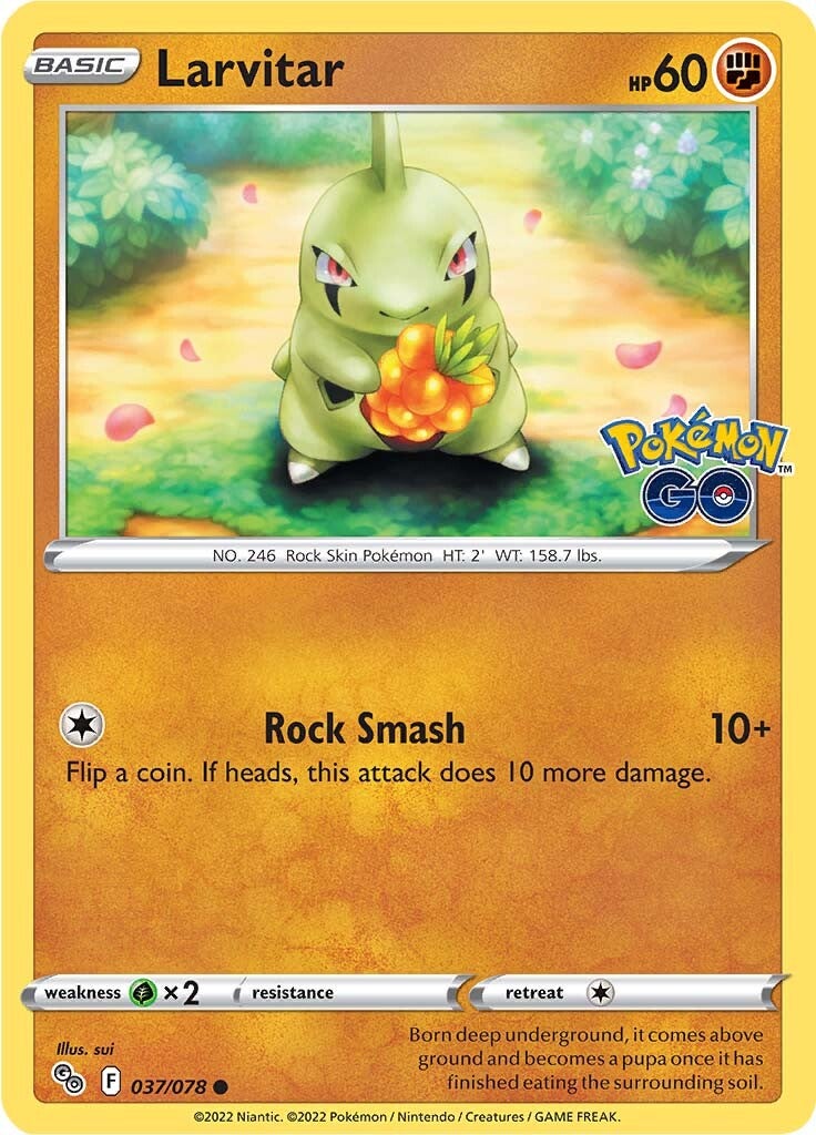 Larvitar (037/078) [Pokémon GO] - Comfy Hobbies