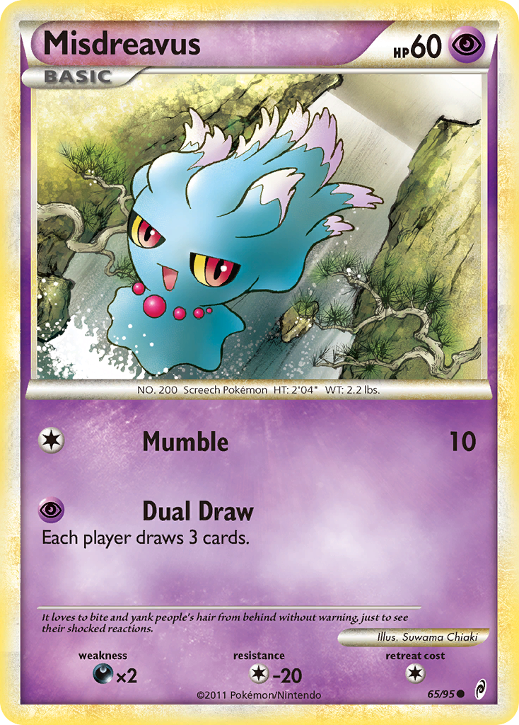 Misdreavus (65/95) [HeartGold & SoulSilver: Call of Legends] - Comfy Hobbies