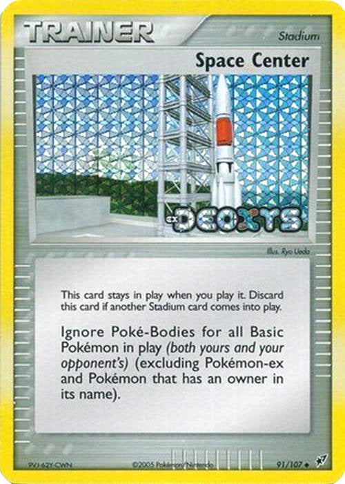 Space Center (91/107) (Stamped) [EX: Deoxys] - Comfy Hobbies