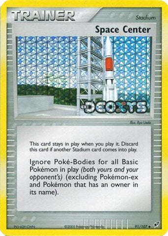 Space Center (91/107) (Stamped) [EX: Deoxys] - Comfy Hobbies