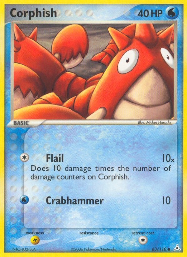 Corphish (63/110) [EX: Holon Phantoms] - Comfy Hobbies