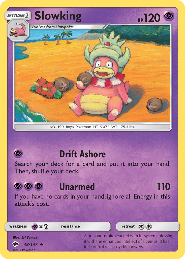 Slowking (48/147) [Sun & Moon: Burning Shadows] - Comfy Hobbies