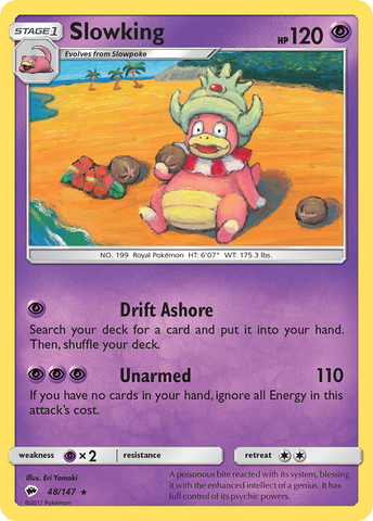 Slowking (48/147) [Sun & Moon: Burning Shadows] - Comfy Hobbies