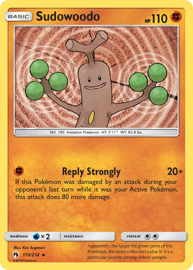 Sudowoodo (110/214) [Sun & Moon: Lost Thunder] - Comfy Hobbies