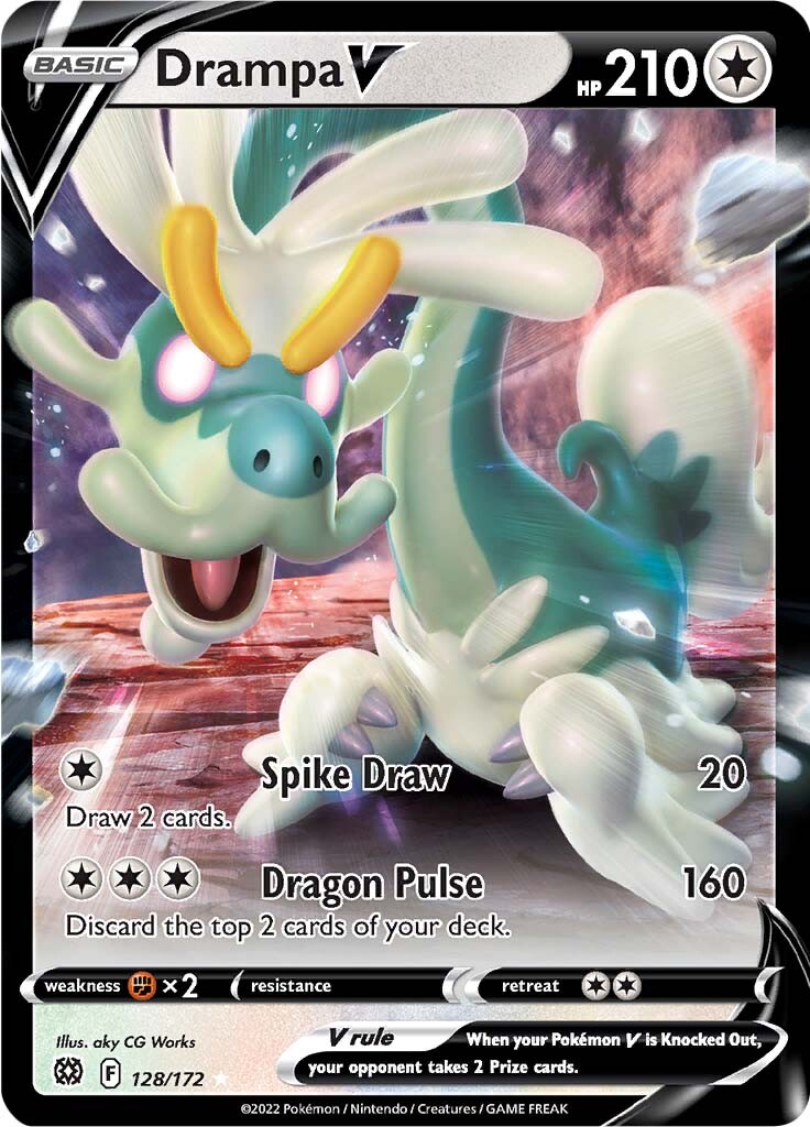 Drampa V (128/172) [Sword & Shield: Brilliant Stars] - Comfy Hobbies