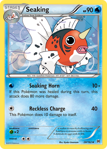 Seaking (28/162) [XY: BREAKthrough] - Comfy Hobbies