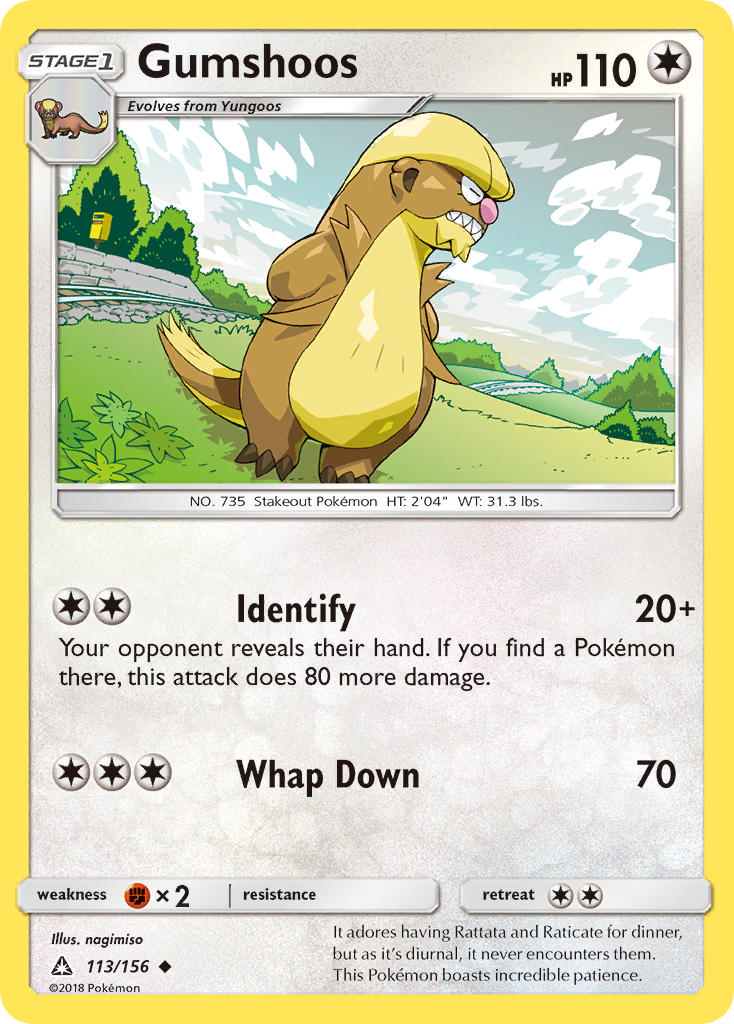 Gumshoos (113/156) [Sun & Moon: Ultra Prism] - Comfy Hobbies