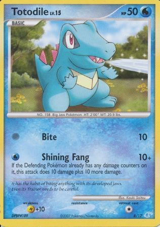 Totodile (8/12) [Diamond & Pearl: Trainer Kit - Manaphy] - Comfy Hobbies
