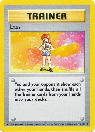 Lass (75/102) [Base Set Shadowless Unlimited] - Comfy Hobbies