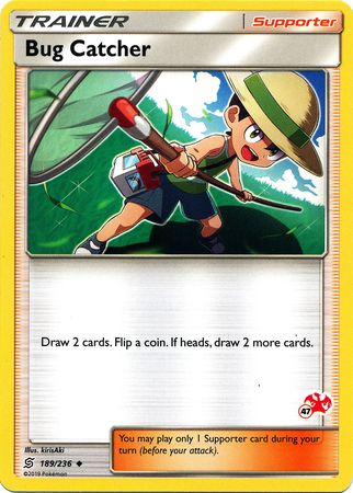Bug Catcher (189/236) (Charizard Stamp #47) [Battle Academy 2020] - Comfy Hobbies