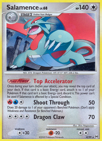 Salamence (8/99) [Platinum: Arceus] - Comfy Hobbies