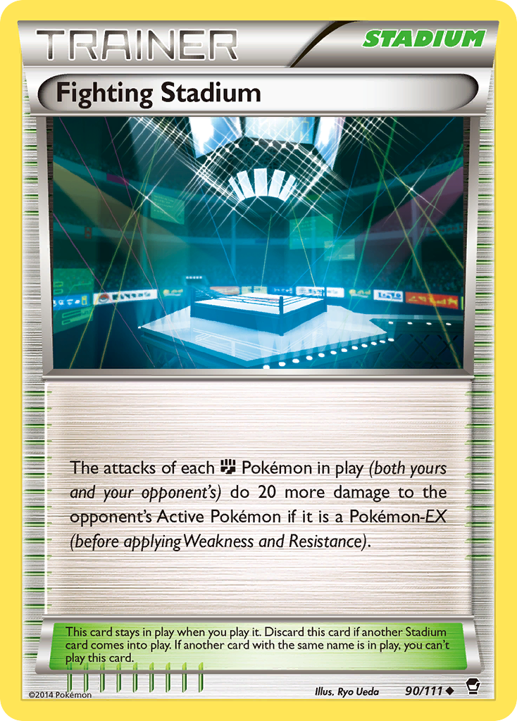 Fighting Stadium (90/111) [XY: Furious Fists] - Comfy Hobbies