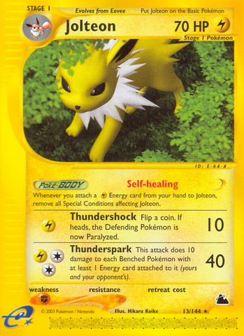 Jolteon (13/144) [Skyridge] - Comfy Hobbies