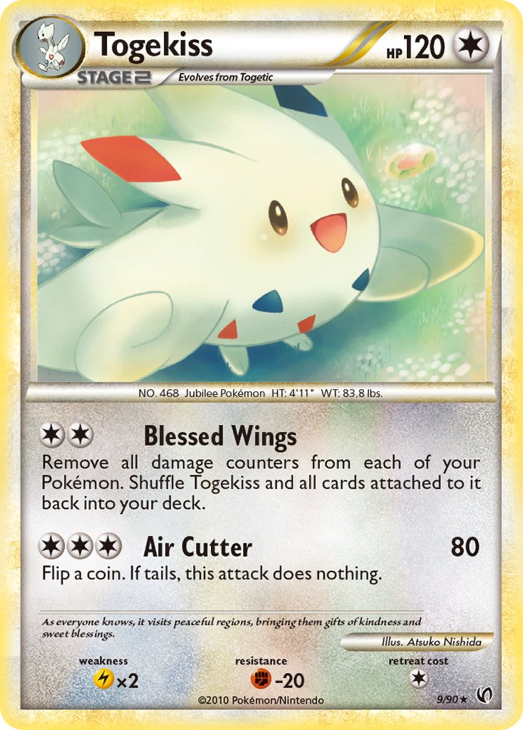 Togekiss (9/90) (Theme Deck Exclusive) [HeartGold & SoulSilver: Undaunted] - Comfy Hobbies